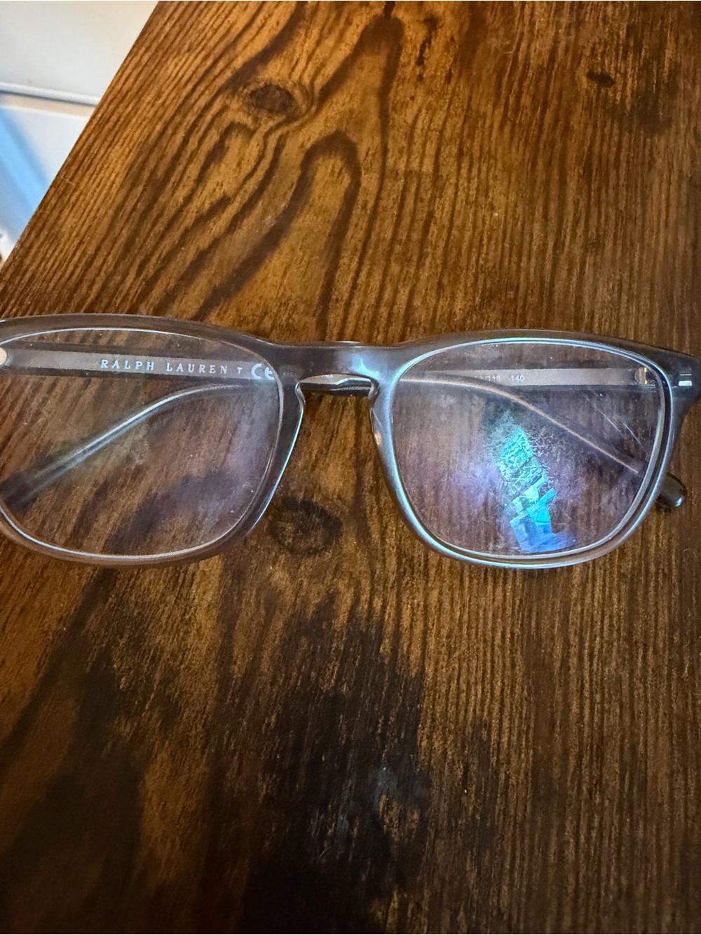 Ralph Lauren Clear Translucent Frame Glasses